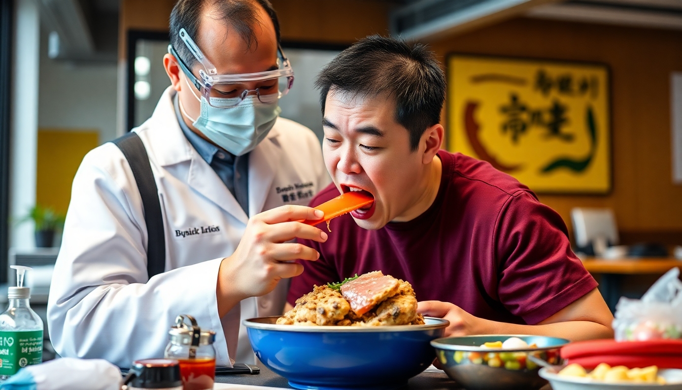 大食い競技選手の健康管理