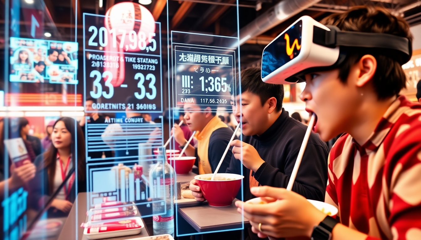 大食い業界、まさかのテクノロジー進化中！？AIとVRが作る新