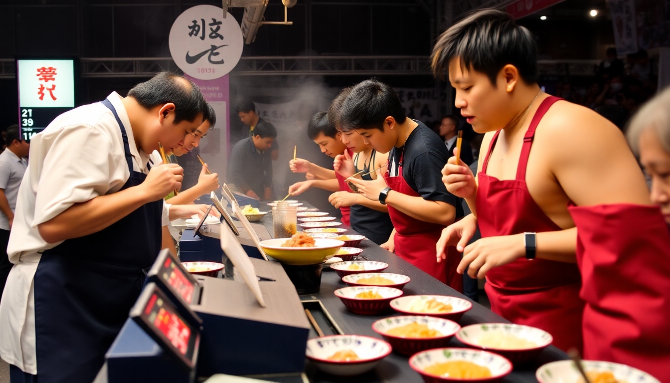 大食い競技の進化と市場動向
