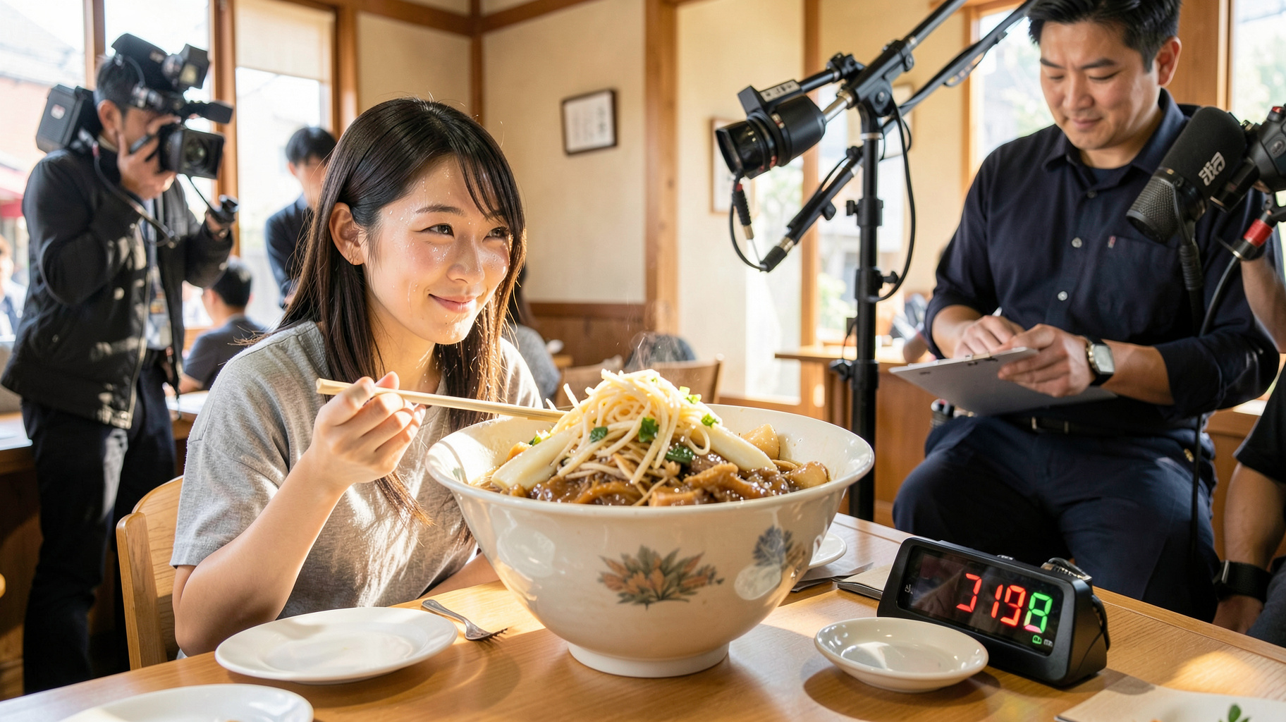 大食い番組の「苦戦してから完食」に違和感が出る理由と、競技性・物語性のバランス